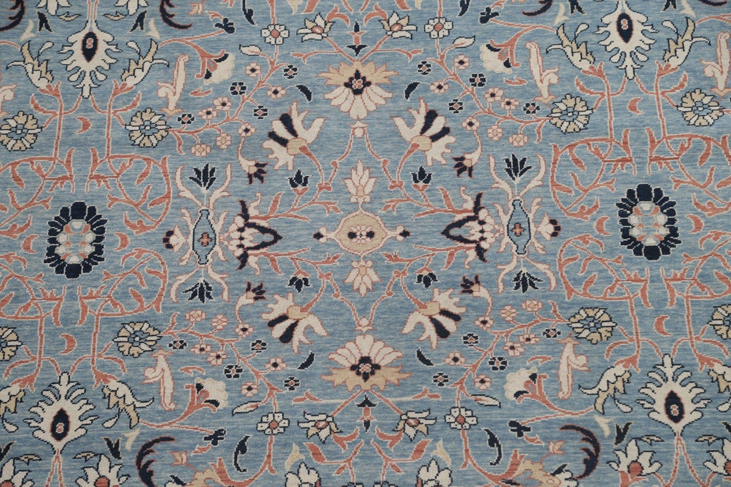 Light Blue Handmade Sultanabad Ziegler Turkish Area Rug 10x13