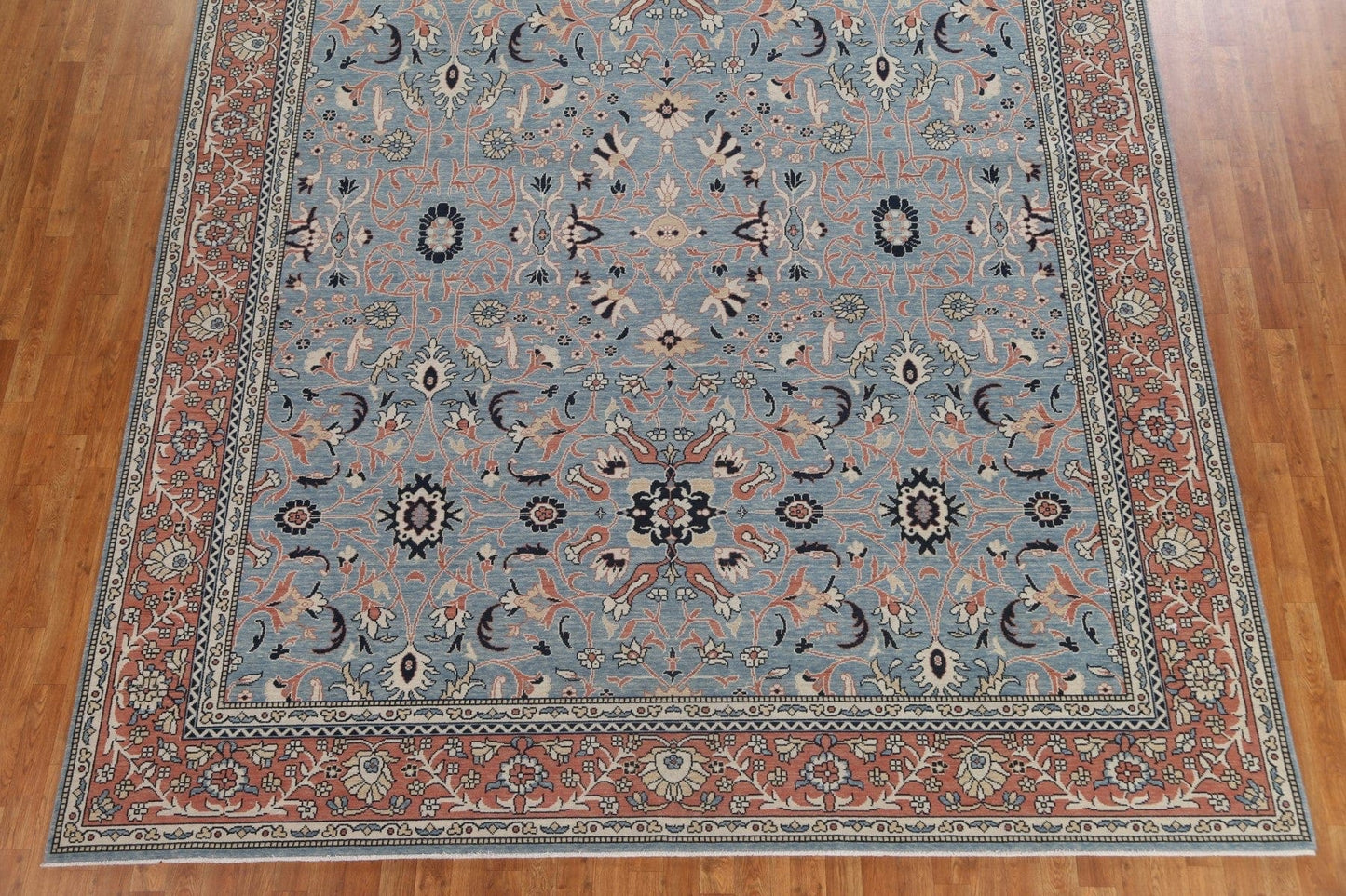 Light Blue Handmade Sultanabad Ziegler Turkish Area Rug 10x13