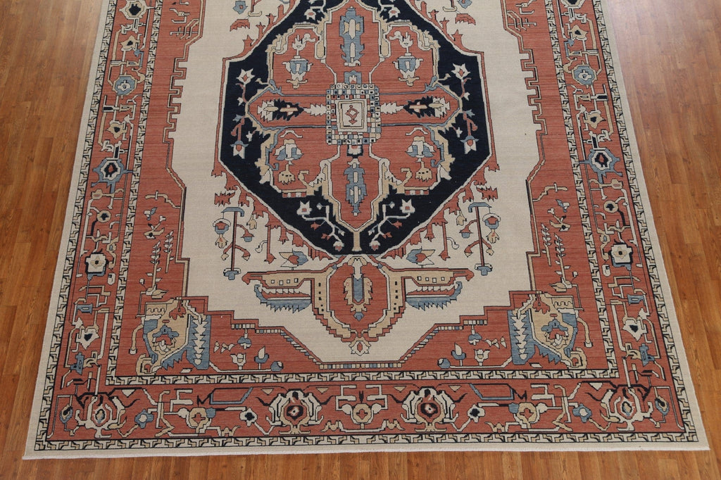 Handmade Wool Heriz Serapi Turkish Area Rug 10x13