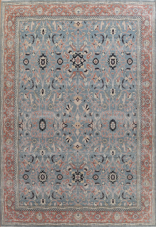 Handmade Sultanabad Ziegler Turkish Wool Rug 10x13