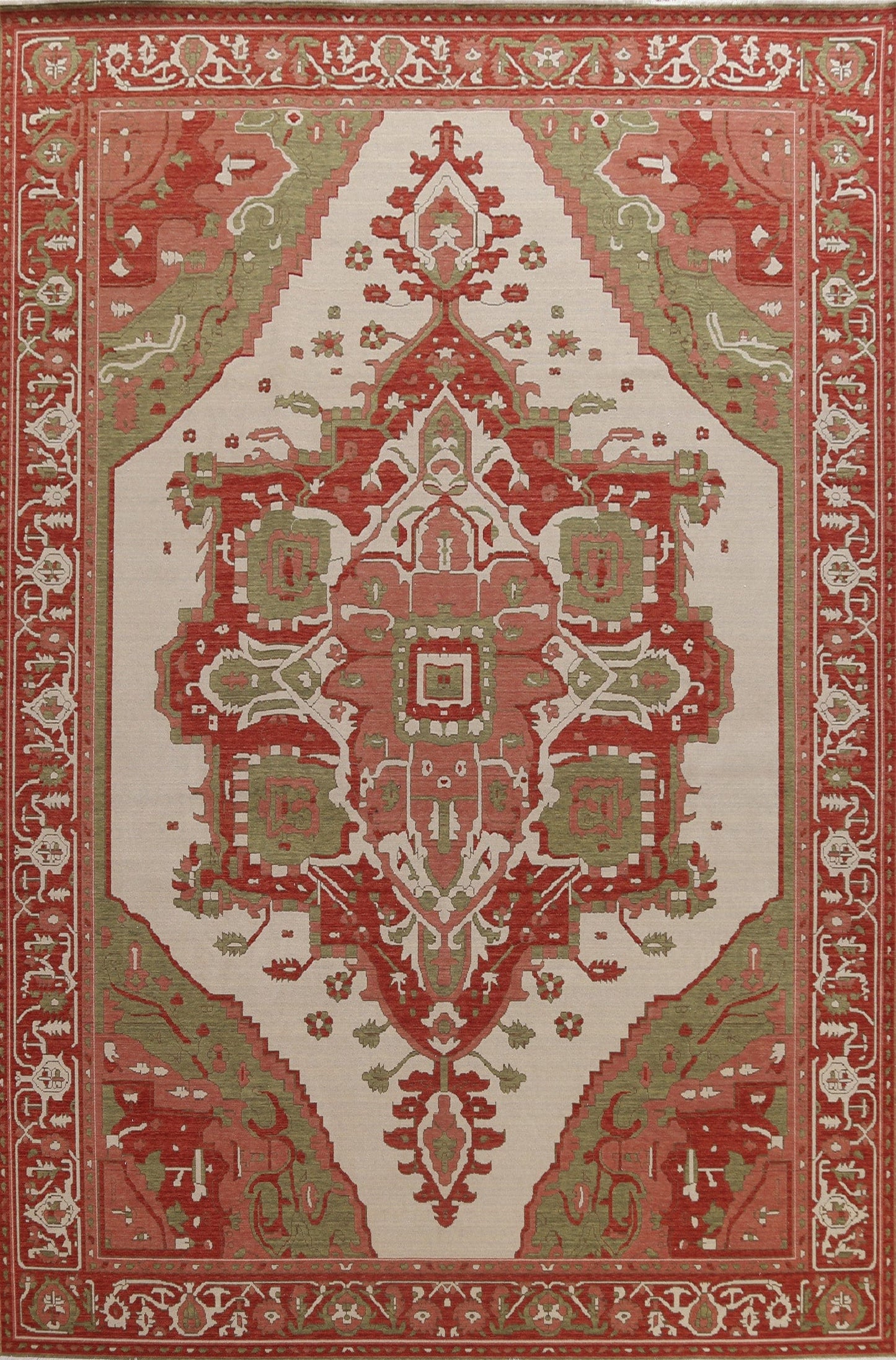 Handmade Wool Heriz Serapi Turkish Area Rug 10x13