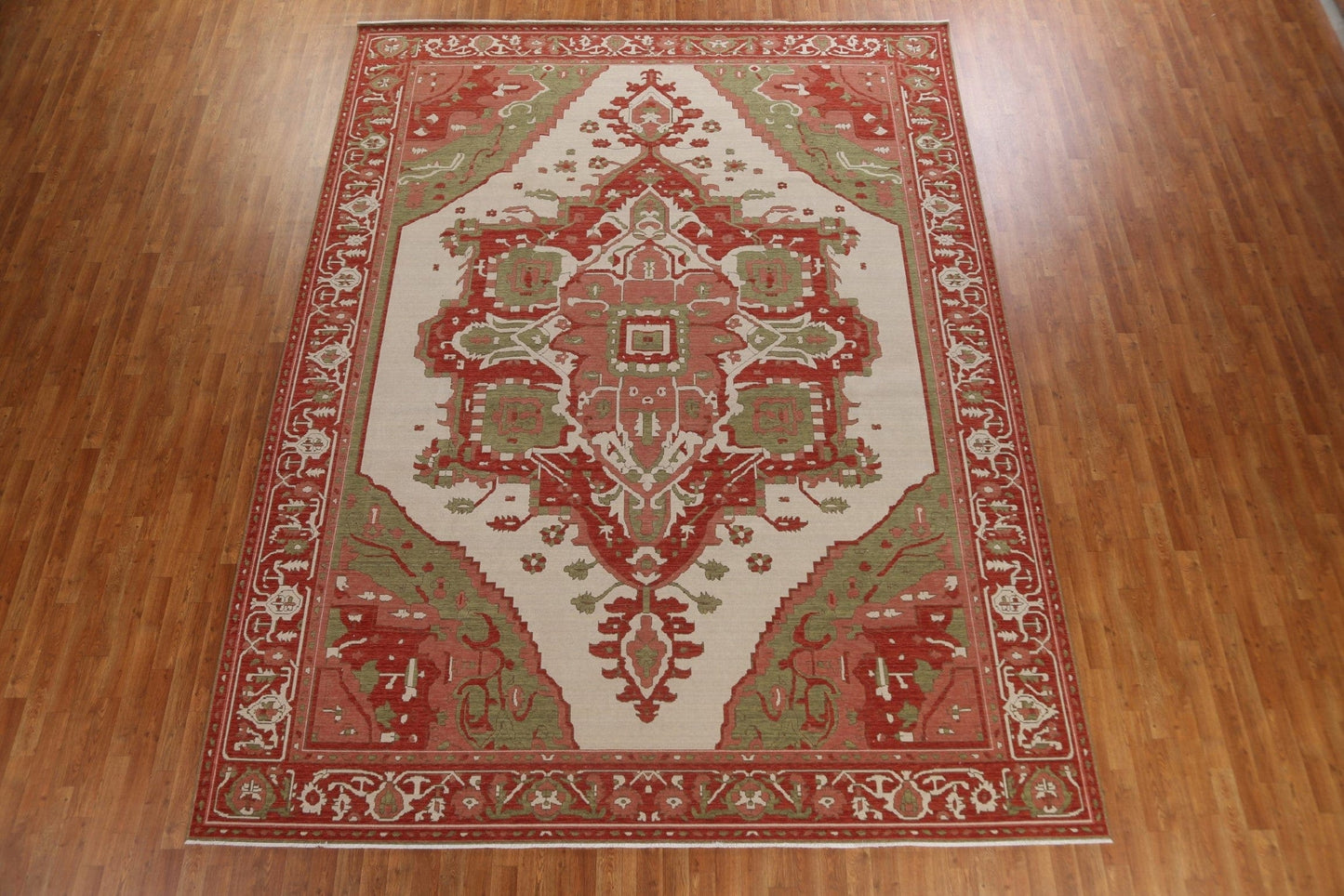 Handmade Wool Heriz Serapi Turkish Area Rug 10x13