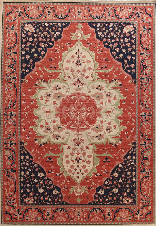 Floral Sarouk Farahan Oriental Wool Rug 10x13