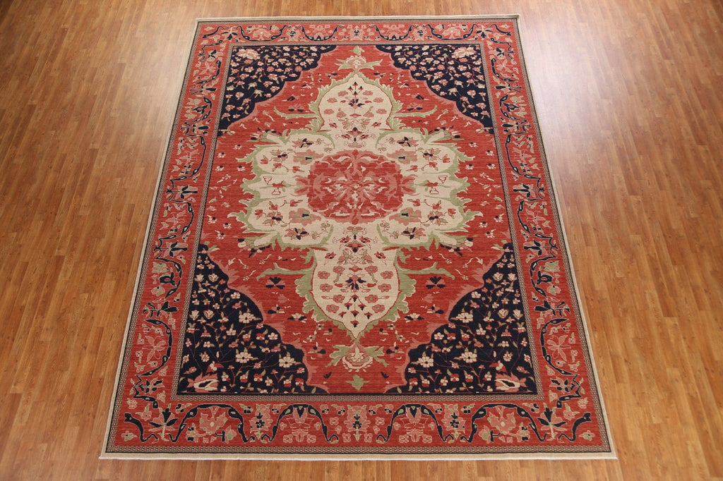 Floral Sarouk Farahan Oriental Wool Rug 10x13