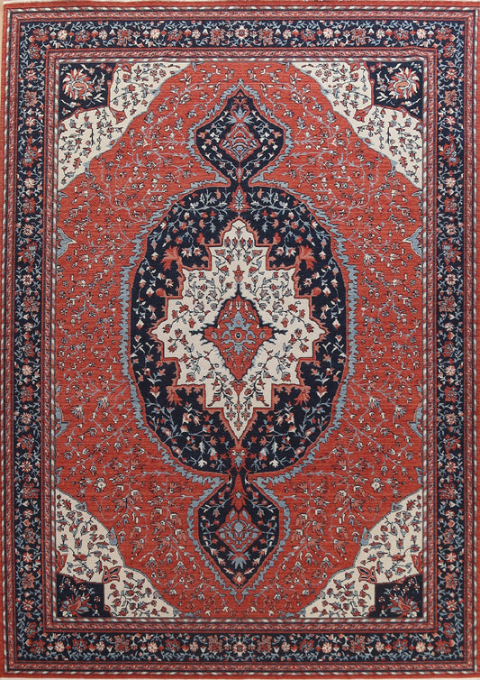 Handmade Sarouk Farahan Wool Turkish Rug 10x13