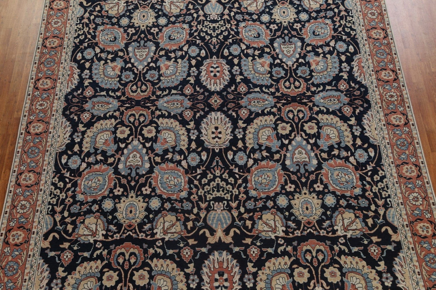 All-Over Floral Sultanabad Ziegler Oriental Wool Rug 10x13