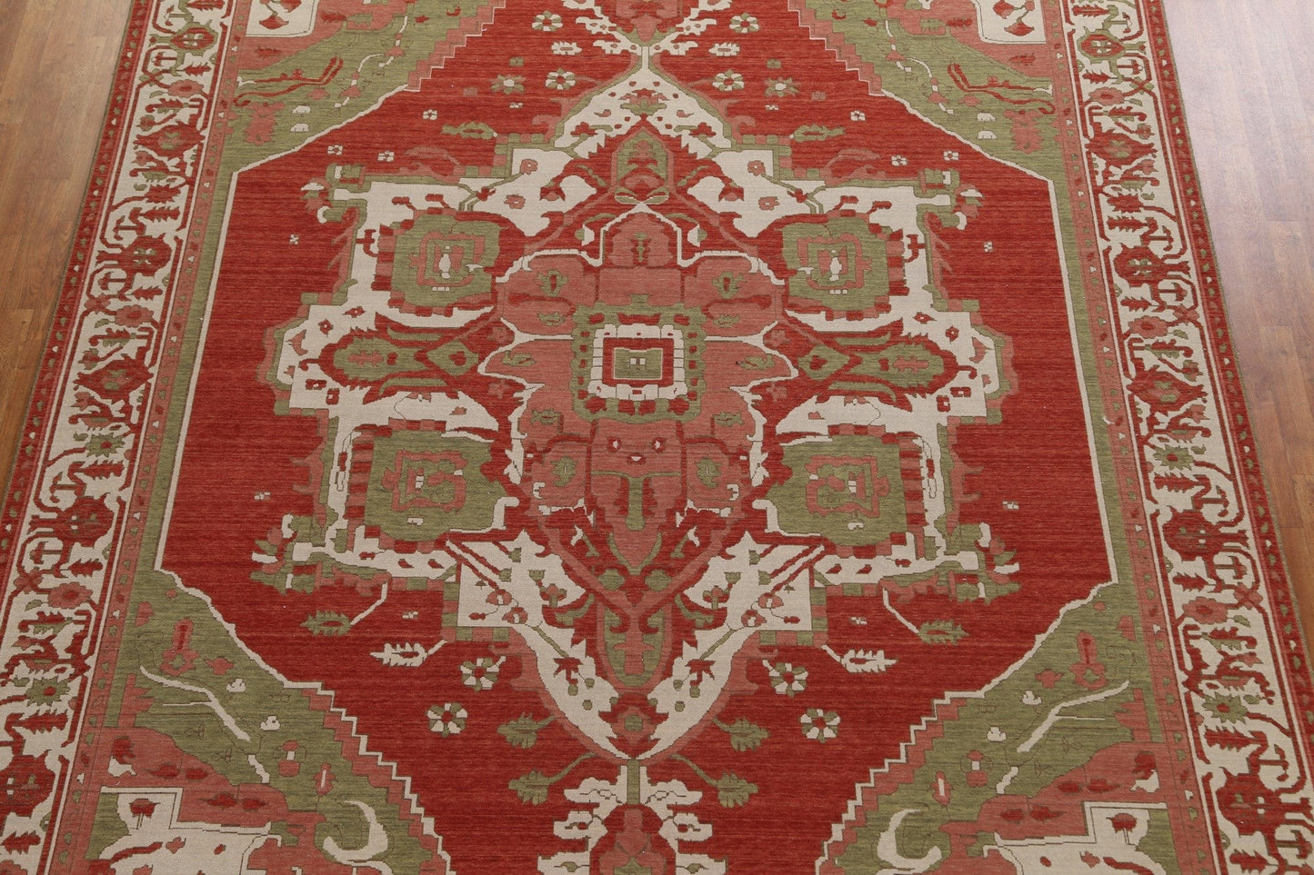 Handmade Wool Heriz Serapi Turkish Area Rug 10x13