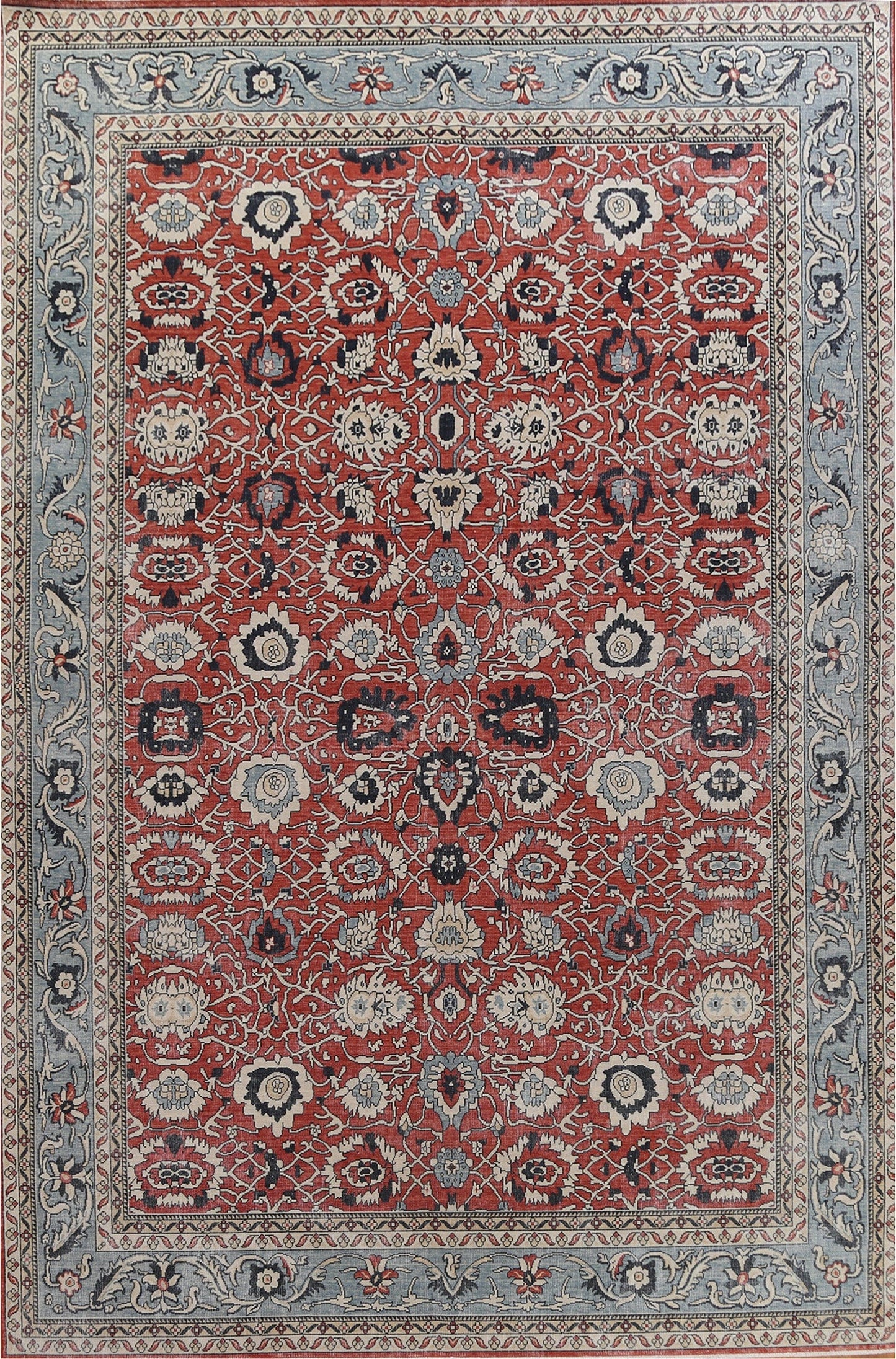 Floral Red Sultanabad Ziegler Turkish Rug 10x13