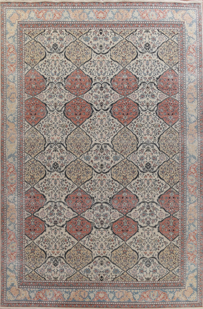 Geometric Wool Bakhtiari Oriental Area Rug 10x13