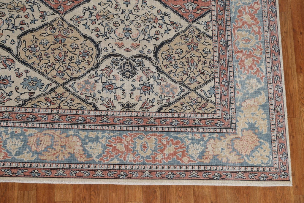 Geometric Wool Bakhtiari Oriental Area Rug 10x13