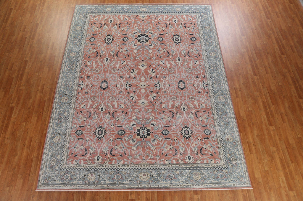 All-Over Floral Sultanabad Ziegler Turkish Area Rug 10x13