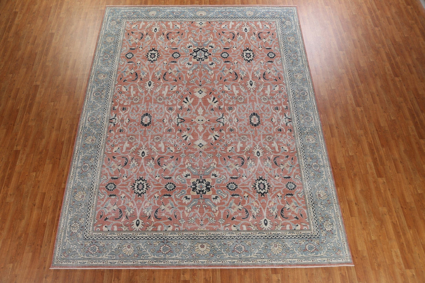 All-Over Floral Sultanabad Ziegler Turkish Area Rug 10x13