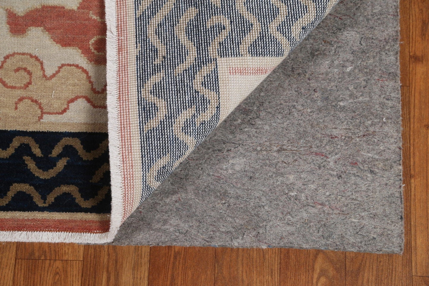 Geometric Art Deco Oriental Runner Rug 3x12