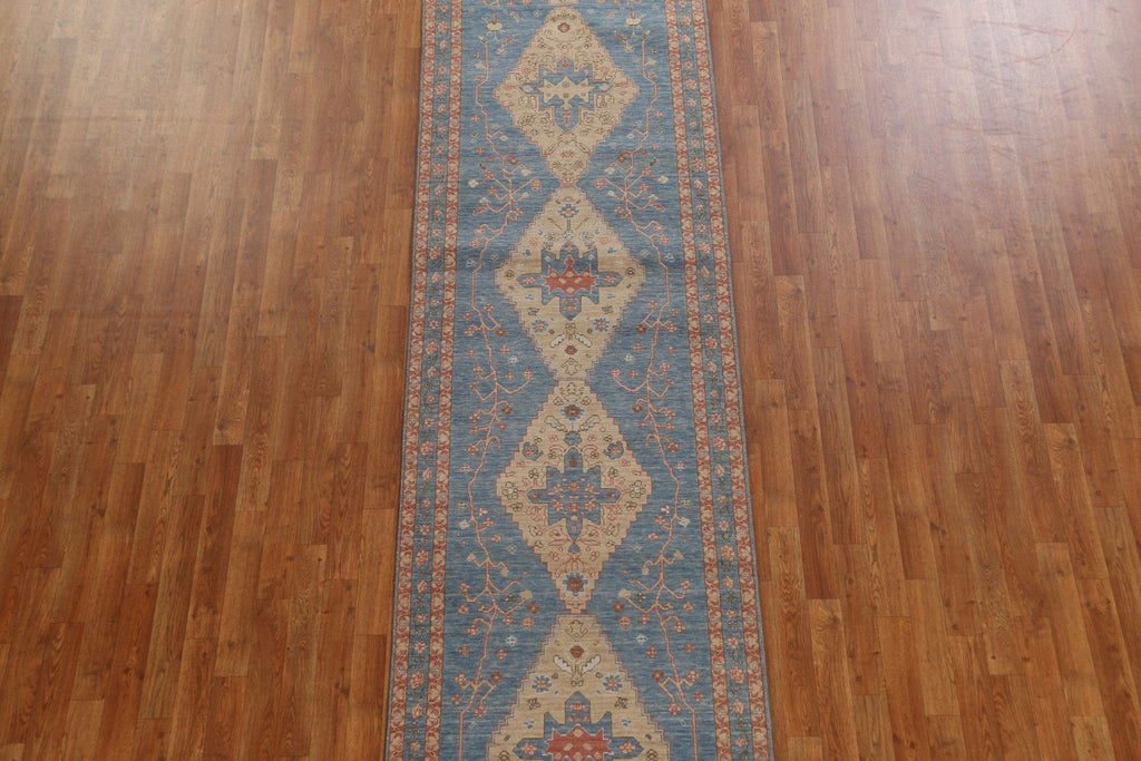 Wool Heriz Serapi Turkish Runner Rug 3x12