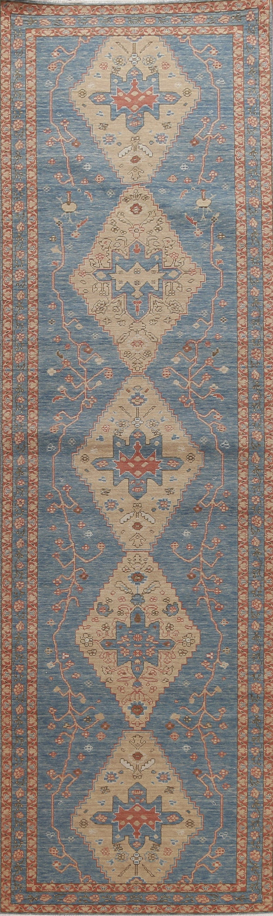 Wool Heriz Serapi Turkish Runner Rug 3x12