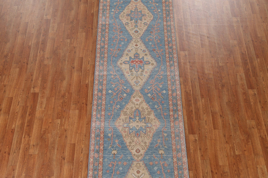 Wool Heriz Serapi Turkish Runner Rug 3x10