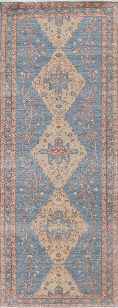 Wool Heriz Serapi Turkish Runner Rug 3x10