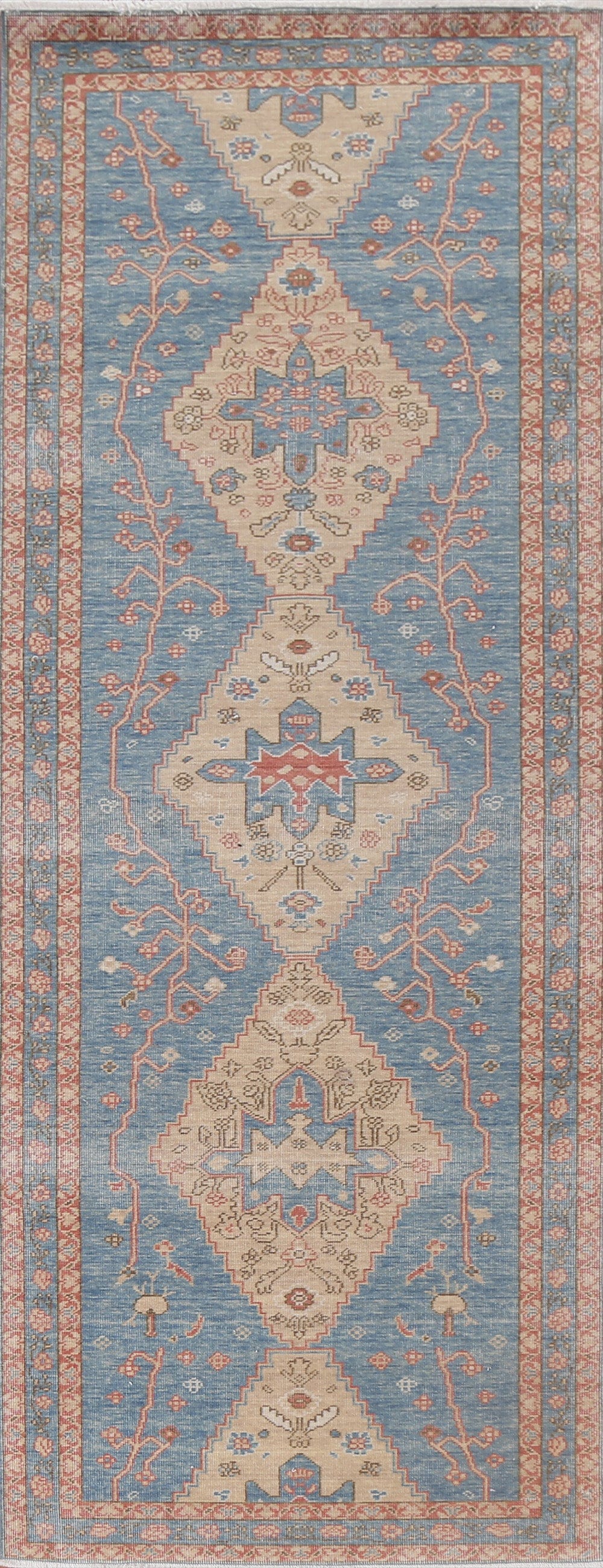 Wool Heriz Serapi Turkish Runner Rug 3x10