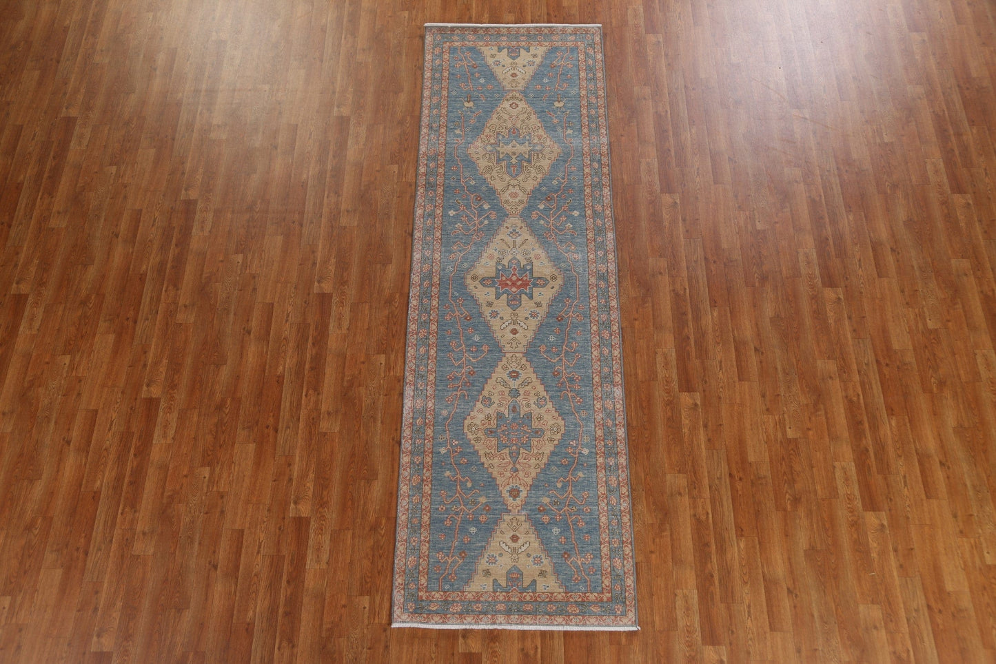 Wool Heriz Serapi Turkish Runner Rug 3x10