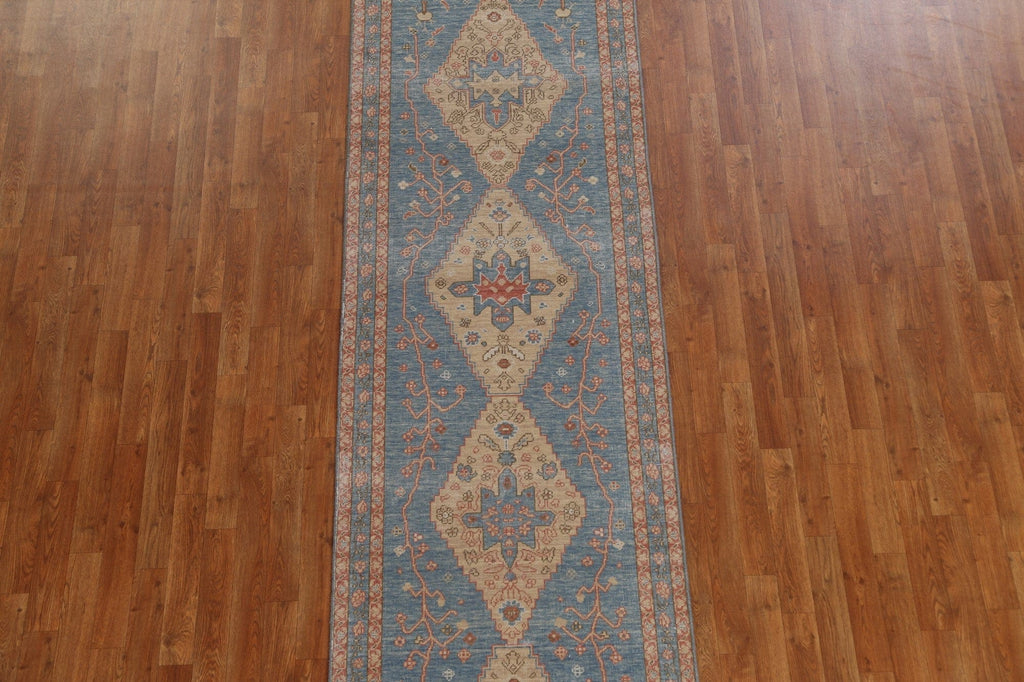 Wool Heriz Serapi Turkish Runner Rug 3x10