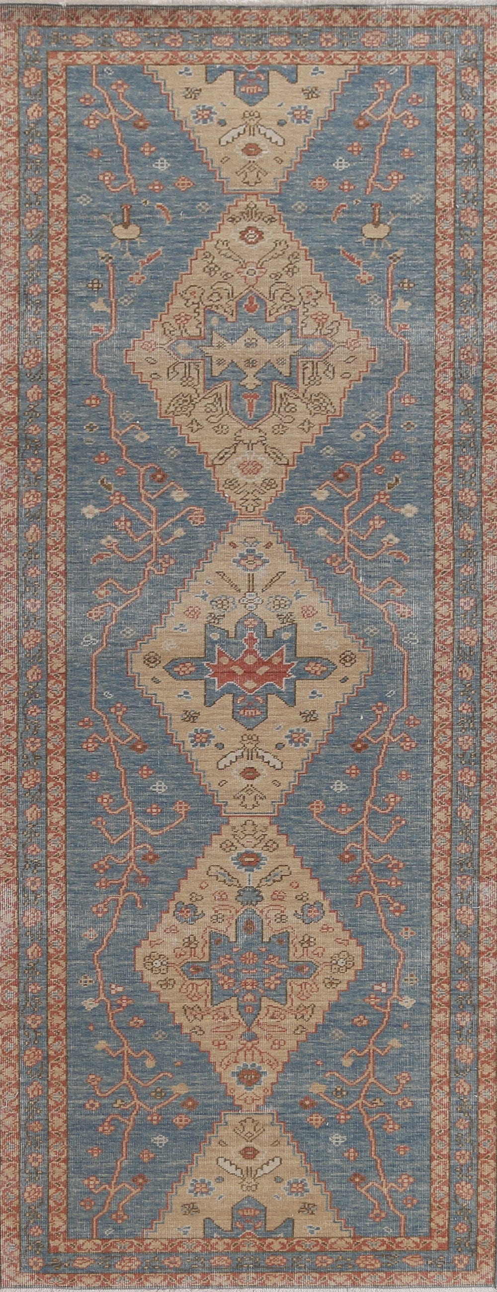 Wool Heriz Serapi Turkish Runner Rug 3x10