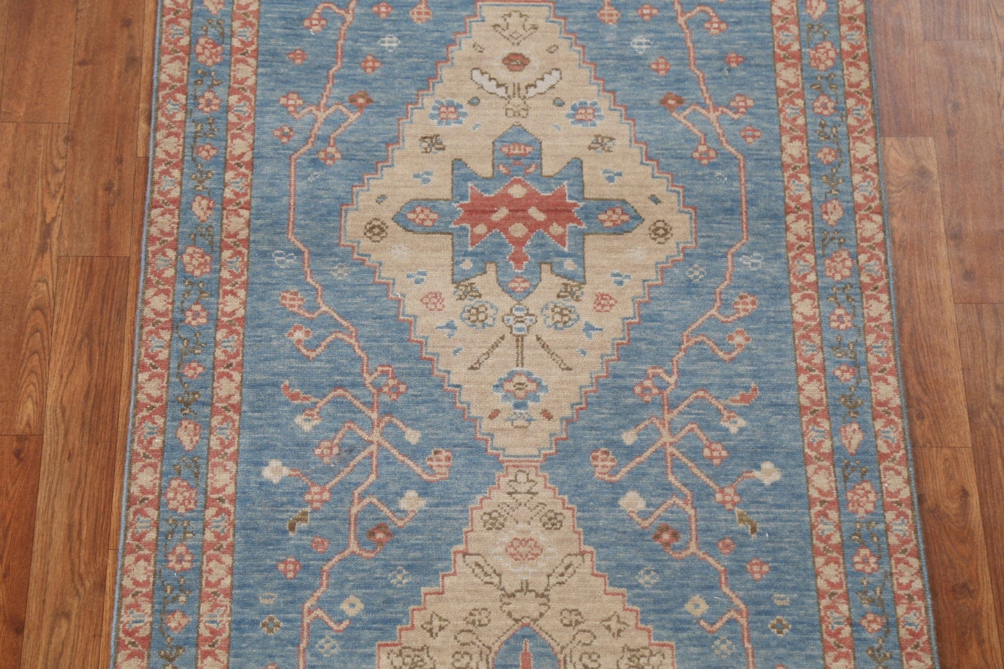 Hand-Knotted Heriz Serapi Oriental Runner Rug 3x10