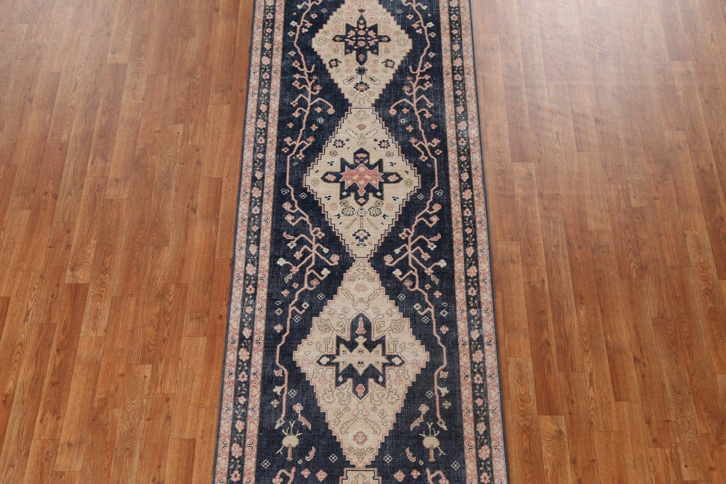 Handmade Heriz Serapi Turkish Runner Rug 3x10