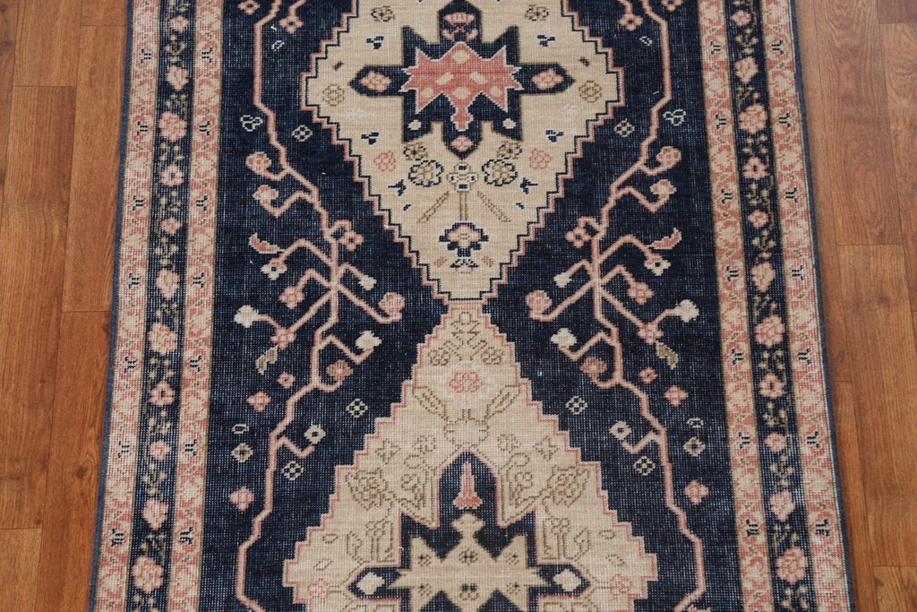 Handmade Heriz Serapi Turkish Runner Rug 3x10