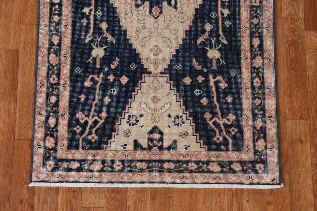 Handmade Heriz Serapi Turkish Runner Rug 3x10