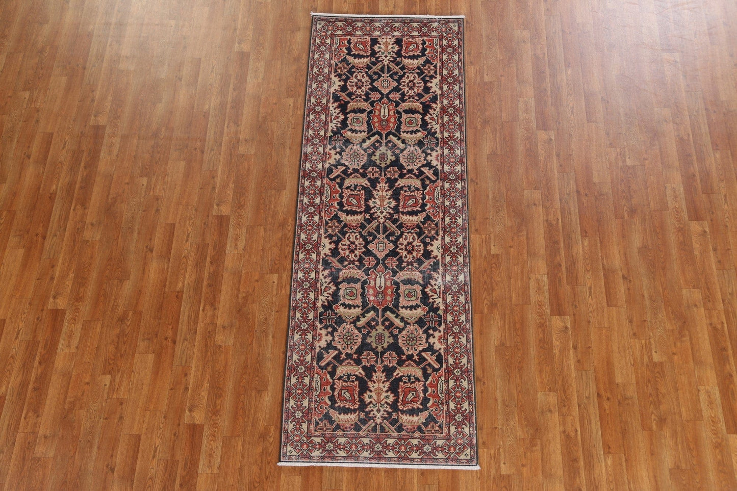 Handmade Wool Ziegler Oriental Runner Rug 3x8