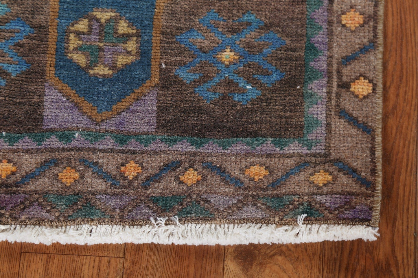 Vintage Anatolian Turkish Wool Rug 2x4