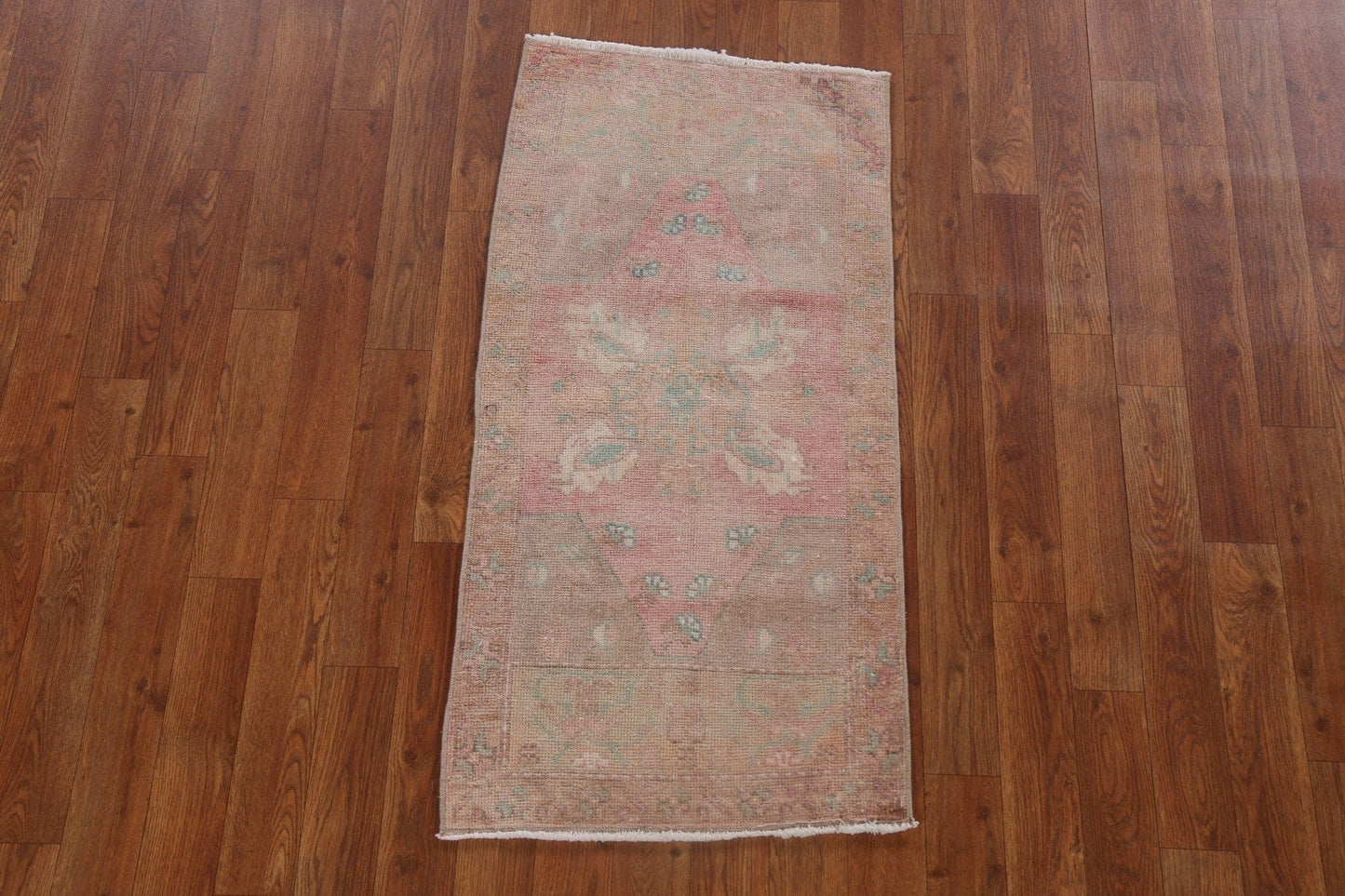 Antique Look Vegetable Dye Oushak Turkish Wool Rug 2x3