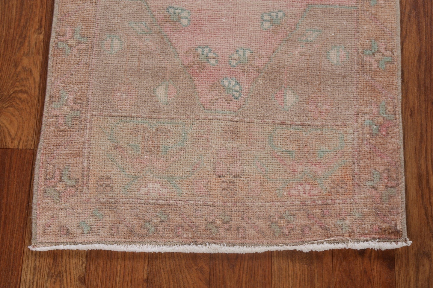 Antique Look Vegetable Dye Oushak Turkish Wool Rug 2x3