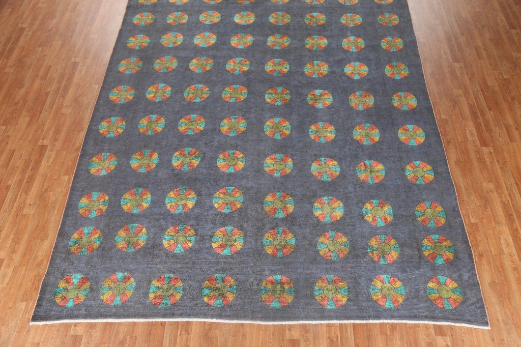 Over-Dyed Wool Contemporary Persian Area Rug 10x12