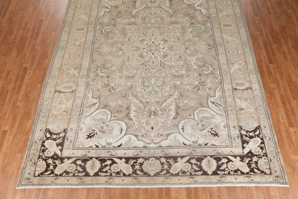 Vegetable Dye Wool Heriz Persian Area Rug 10x13