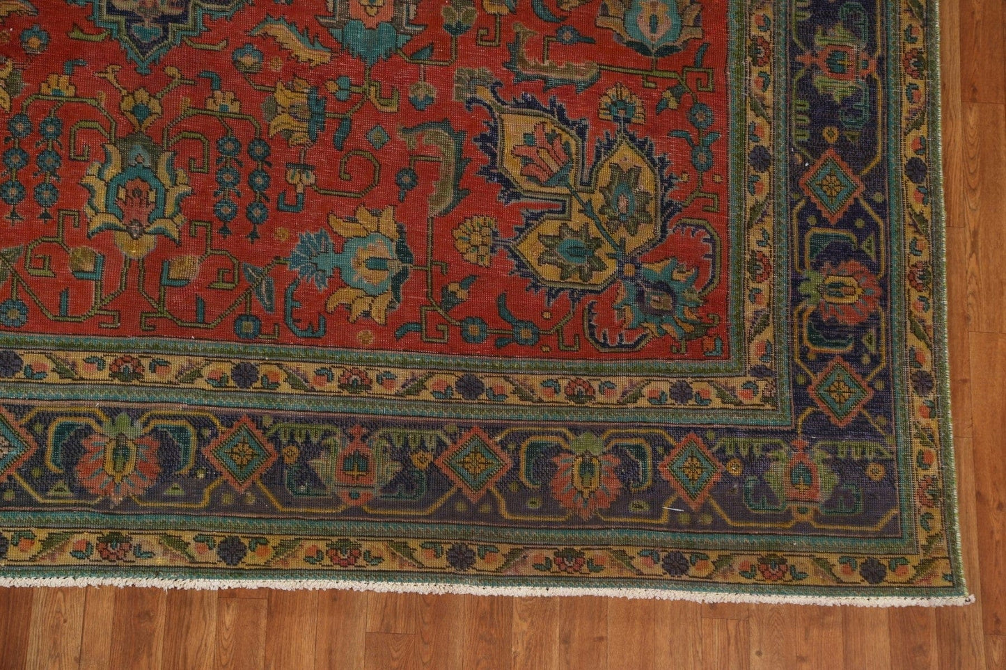 Over-Dyed Handmade Tabriz Persian Area Rug 10x13