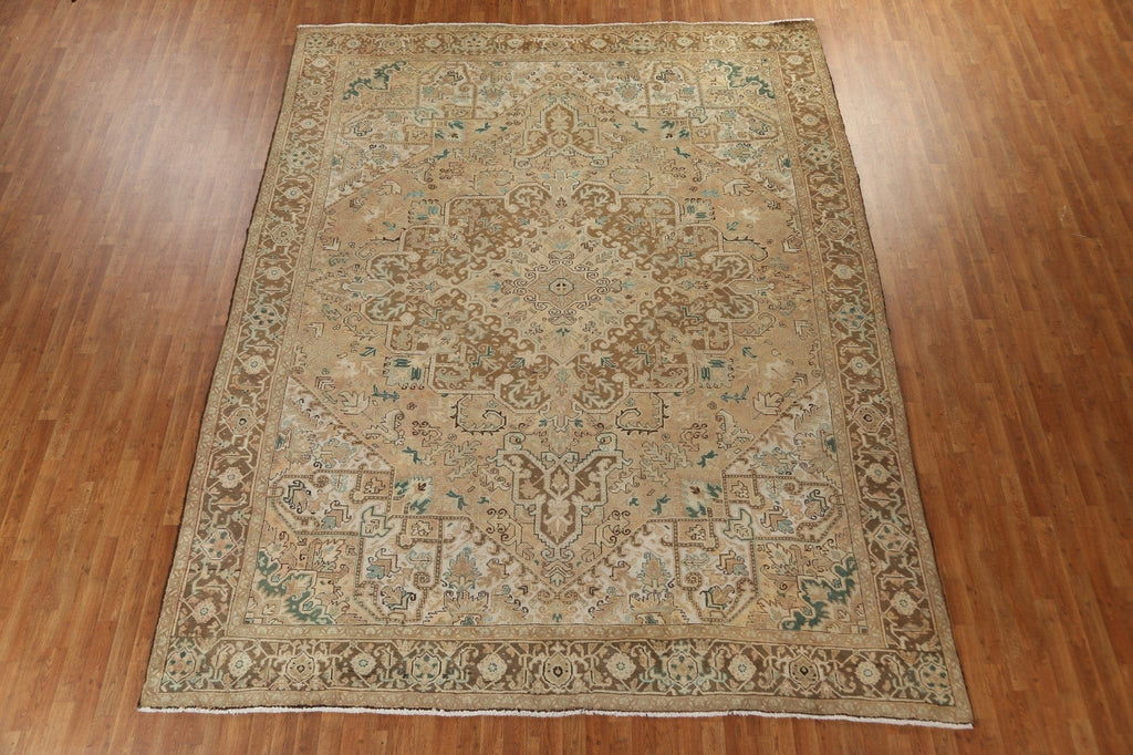 Vegetable Dye Wool Heriz Persian Rug 10x13