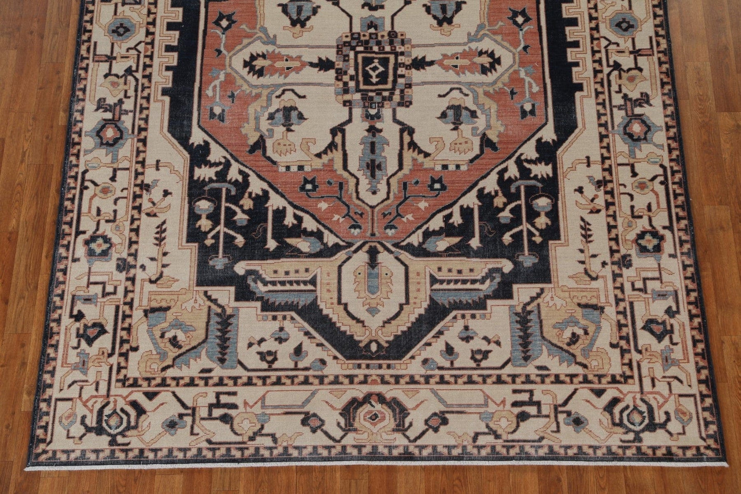 Handmade Wool Heriz Serapi Turkish Rug 7x10