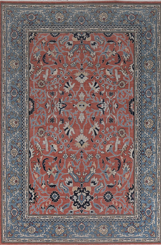 Handmade Wool Sultanabad Ziegler Turkish Rug 7x10