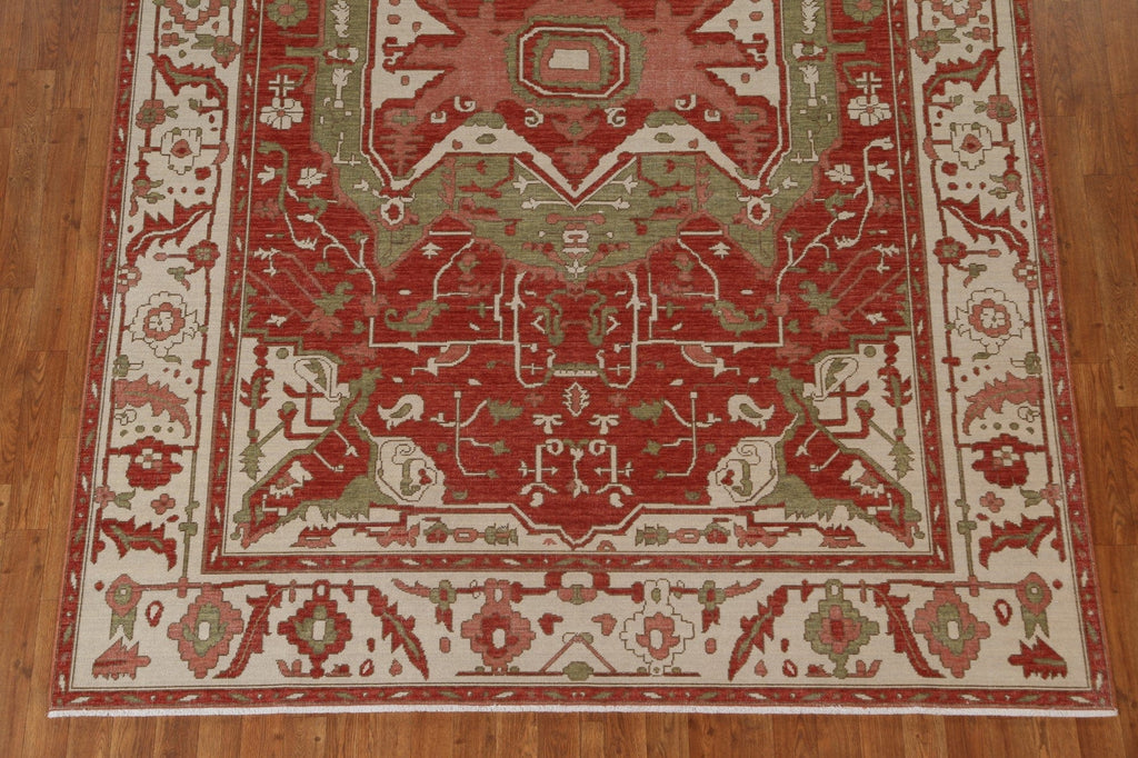 Handmade Wool Heriz Serapi Turkish Rug 7x10