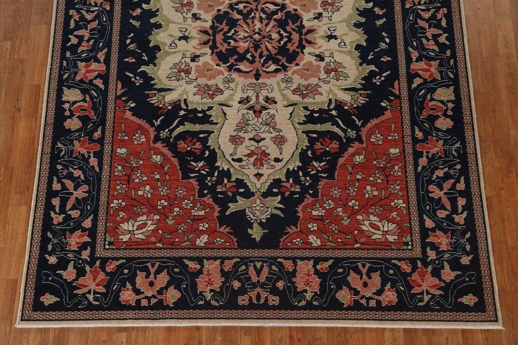 Handmade Wool Sarouk Farahan Turkish Rug 7x10