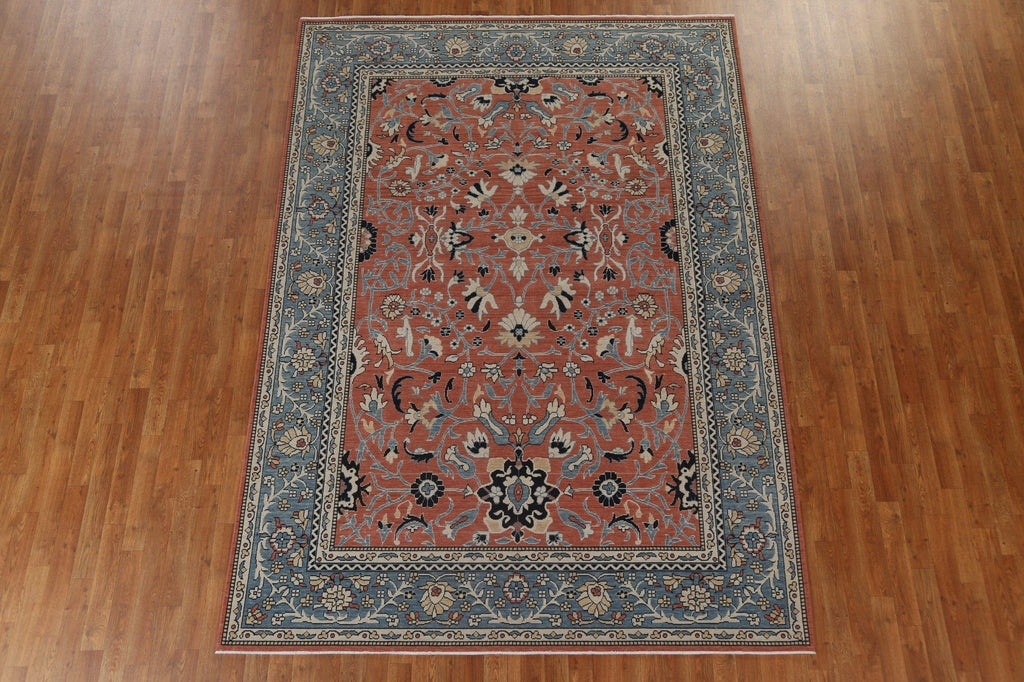 Handmade Wool Sultanabad Ziegler Turkish Rug 7x10