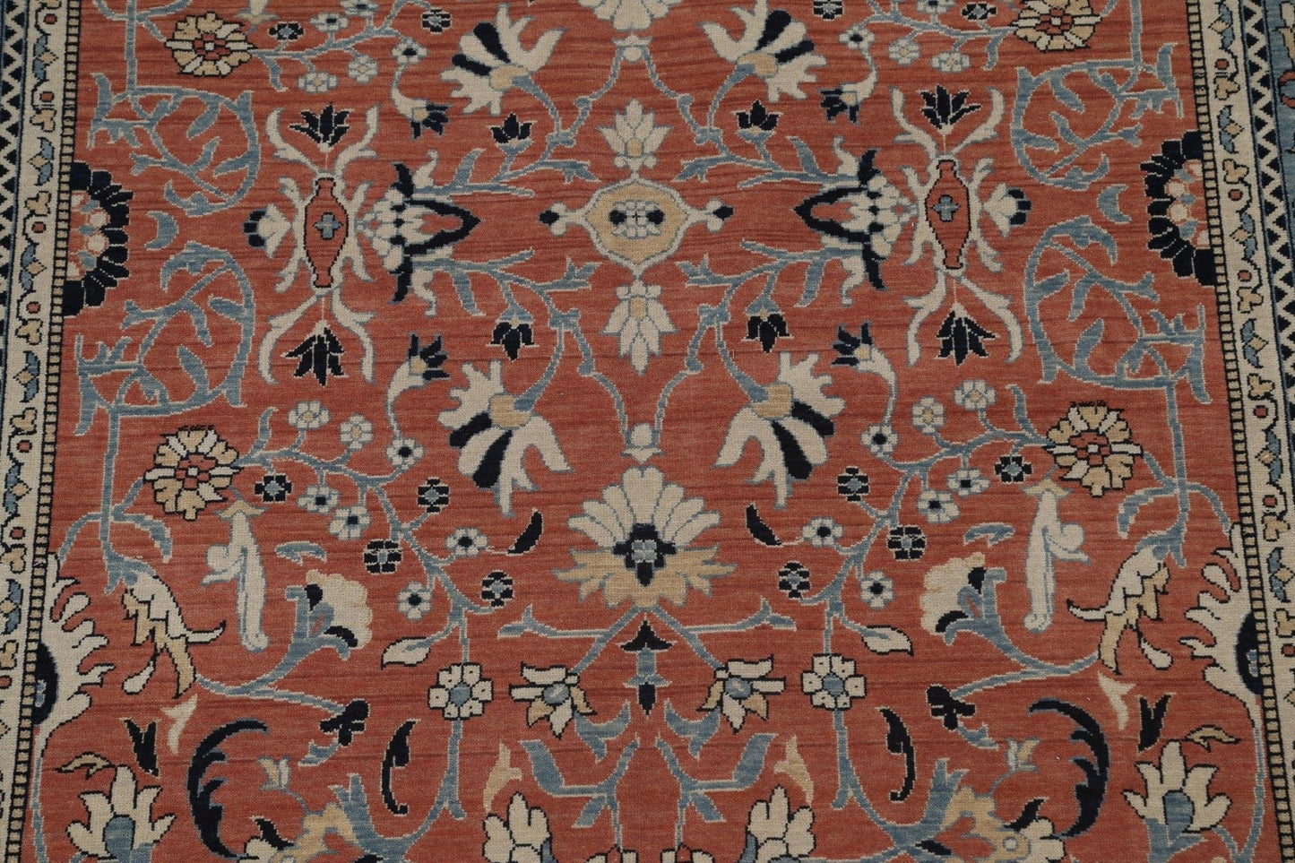 Handmade Wool Sultanabad Ziegler Turkish Rug 7x10