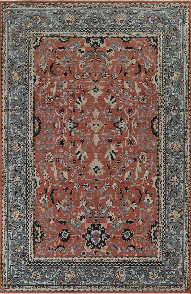 Handmade Wool Sultanabad Ziegler Turkish Rug 7x10