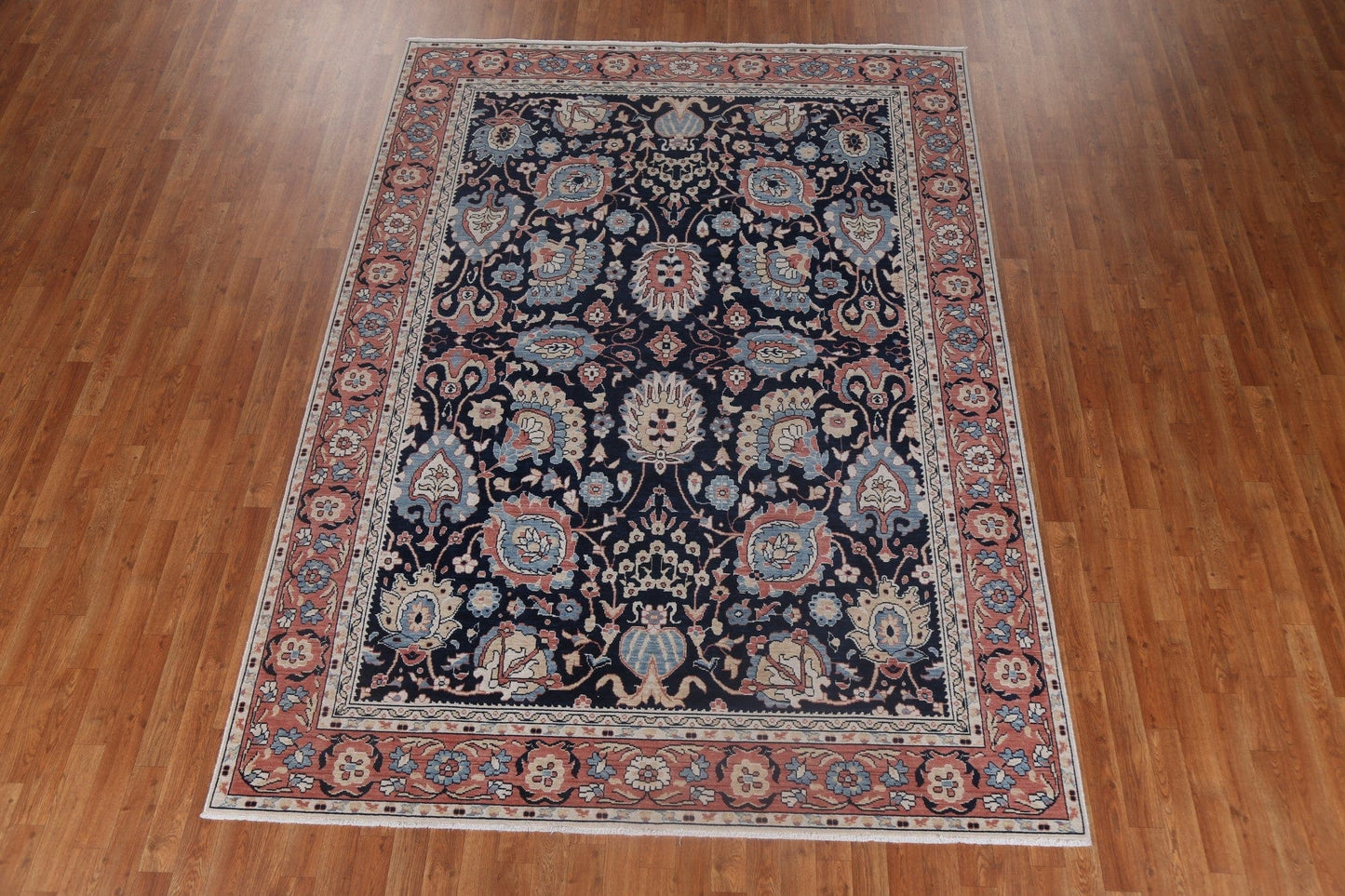 Handmade Wool Sultanabad Ziegler Turkish Rug 7x10