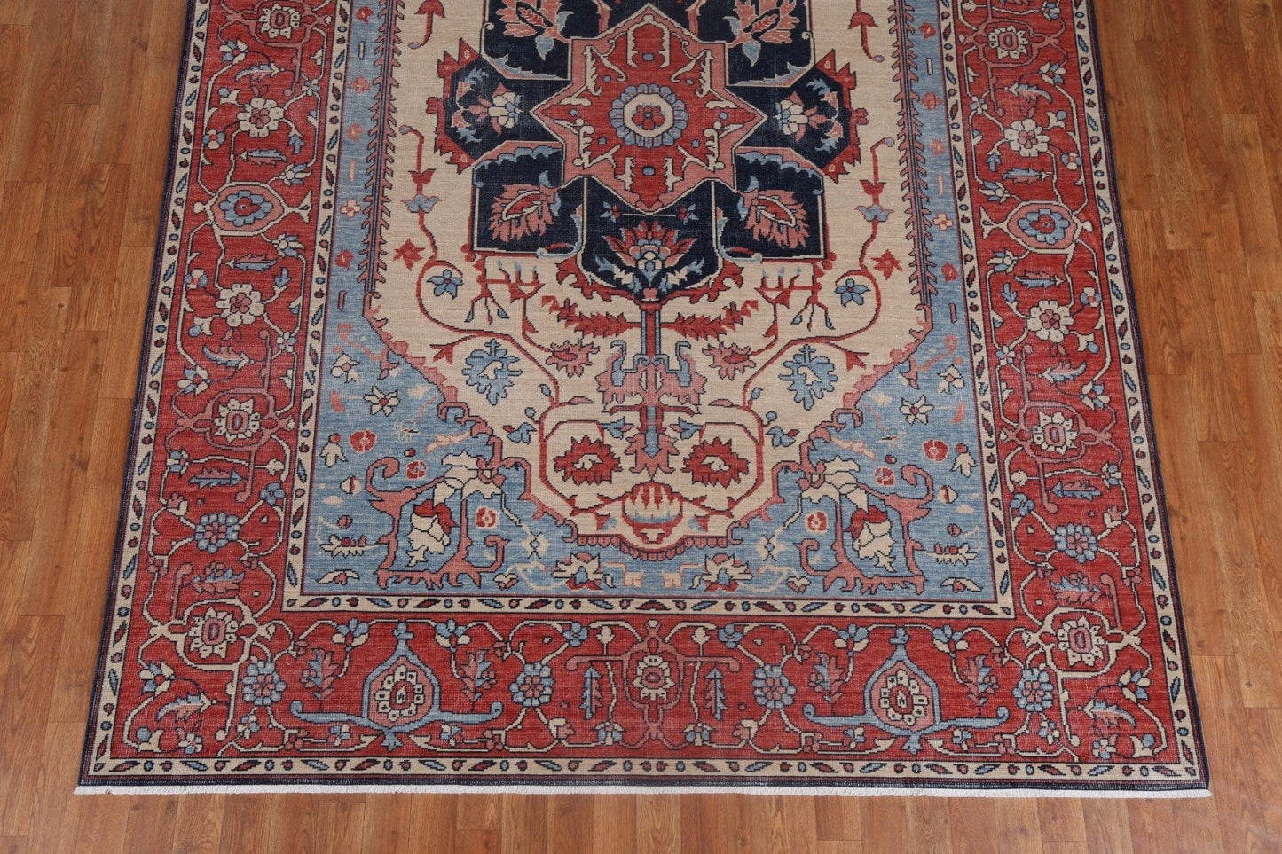 Handmade Wool Heriz Serapi Turkish Rug 7x10