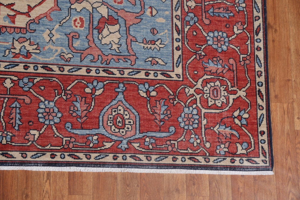 Handmade Wool Heriz Serapi Turkish Rug 7x10