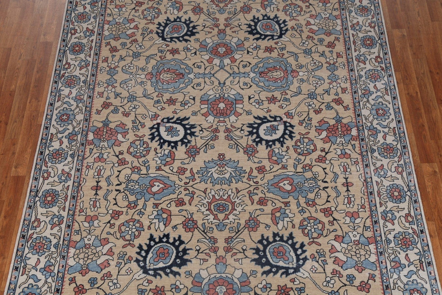 Handmade Wool Sultanabad Ziegler Turkish Rug 7x10