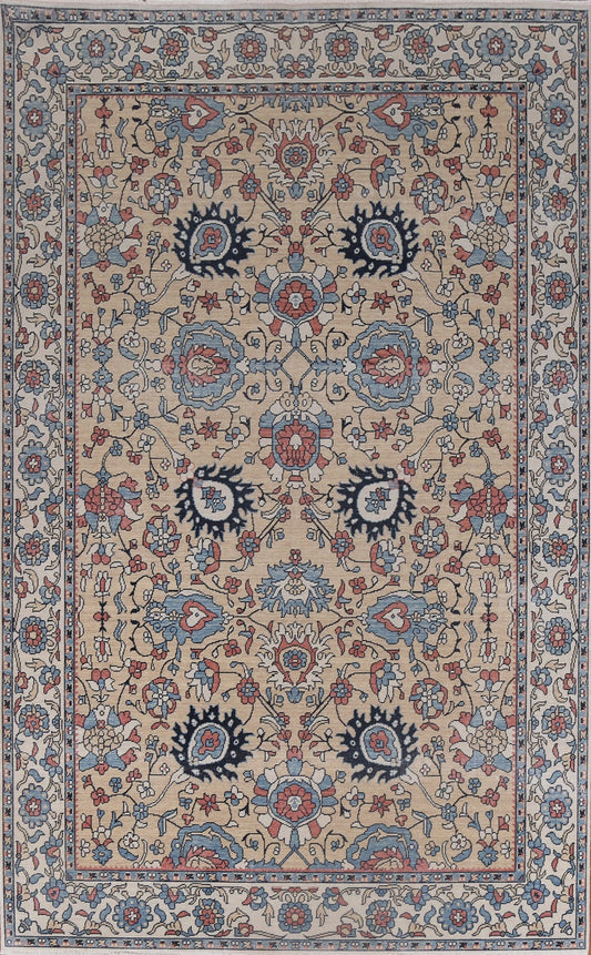 Handmade Wool Sultanabad Ziegler Turkish Rug 7x10