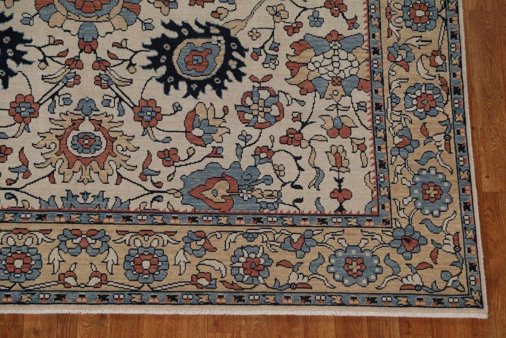 Floral Wool Sultanabad Ziegler Turkish Rug 7x10